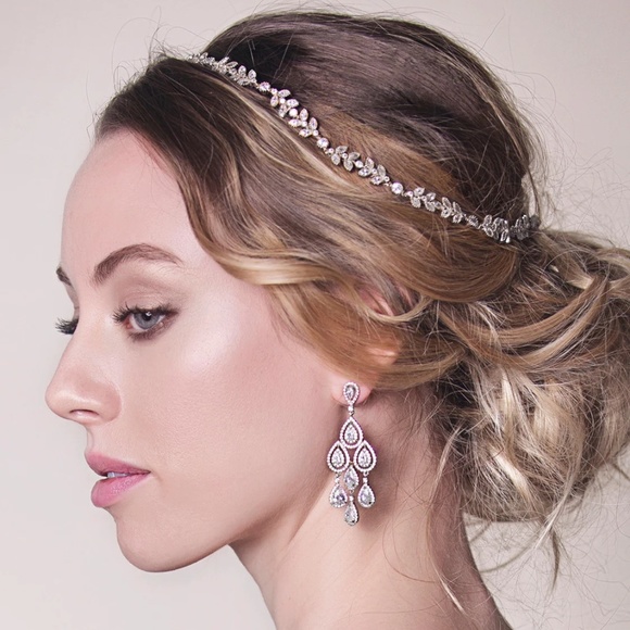 Swarovski Crystal Chandelier Clip Earrings - Picture 4 of 5